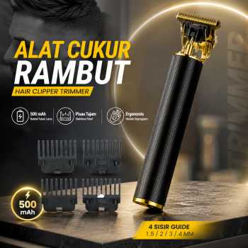 Gambar produk VINTAGE Alat Cukur Rambut Elektrik Hair Clipper Trimmer Rechargeable Model Grid - T9