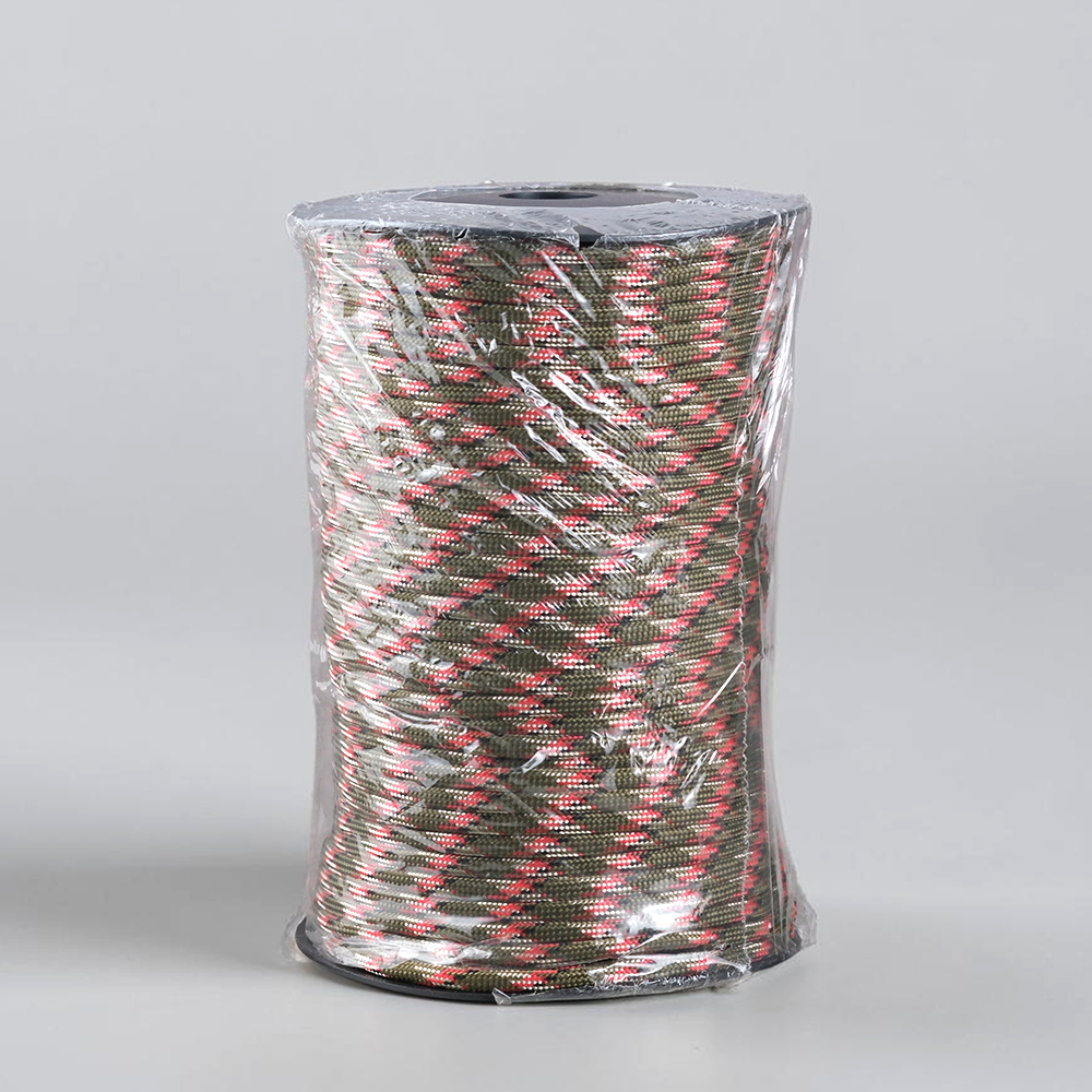 TaffSPORT Tali Tenda Paracord Rope Tent Camp 7 Core 4mm 100M - SH139 Gambar produk TaffSPORT Tali Tenda Paracord Rope Tent Camp 7 Core 4mm 100M - SH139 - Kemasan