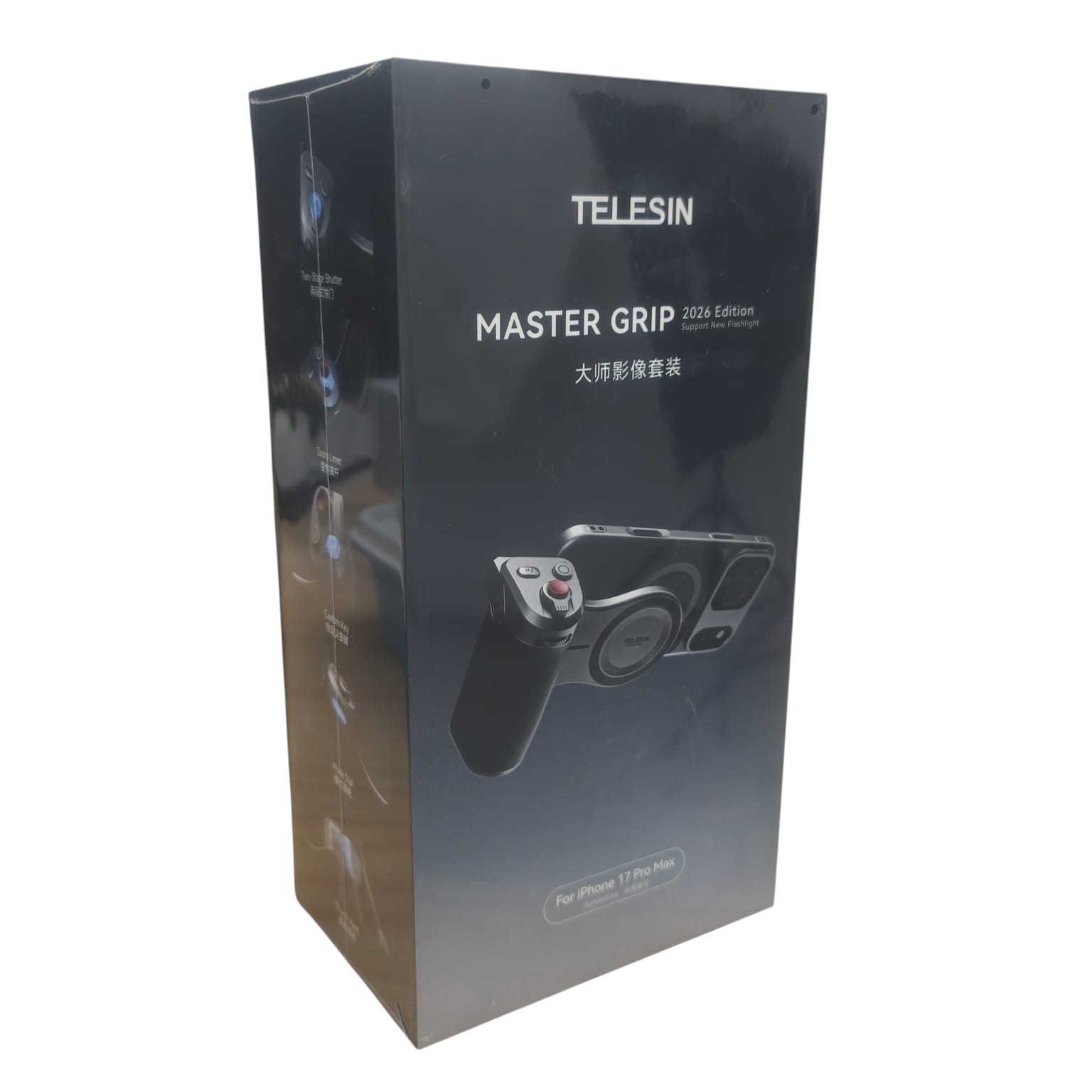 Gambar produk TELESIN Master Grip MagSafe for iPhone 17 Pro Max with Phone Case - P5-MCS-23-TIP - Kemasan