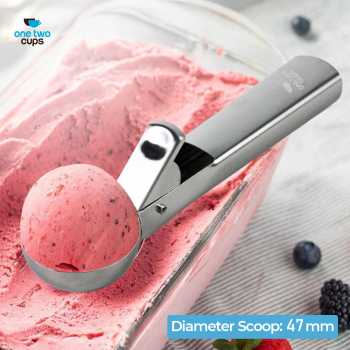 One Two Cups Sendok Scoop Es Krim Ice Cream Stainless Steel 430 47mm - 164Z