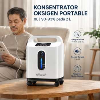 TaffOMICRON Konsentrator Oksigen Portable Oxygen Concentrator 1-9L - DF-011-2L