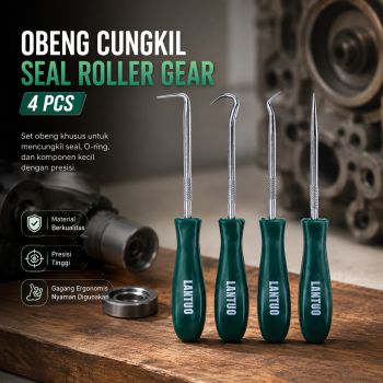LANTUO Obeng Cungkil Pelepas Seal Roller Karet Gear Mesin 4 PCS - G4