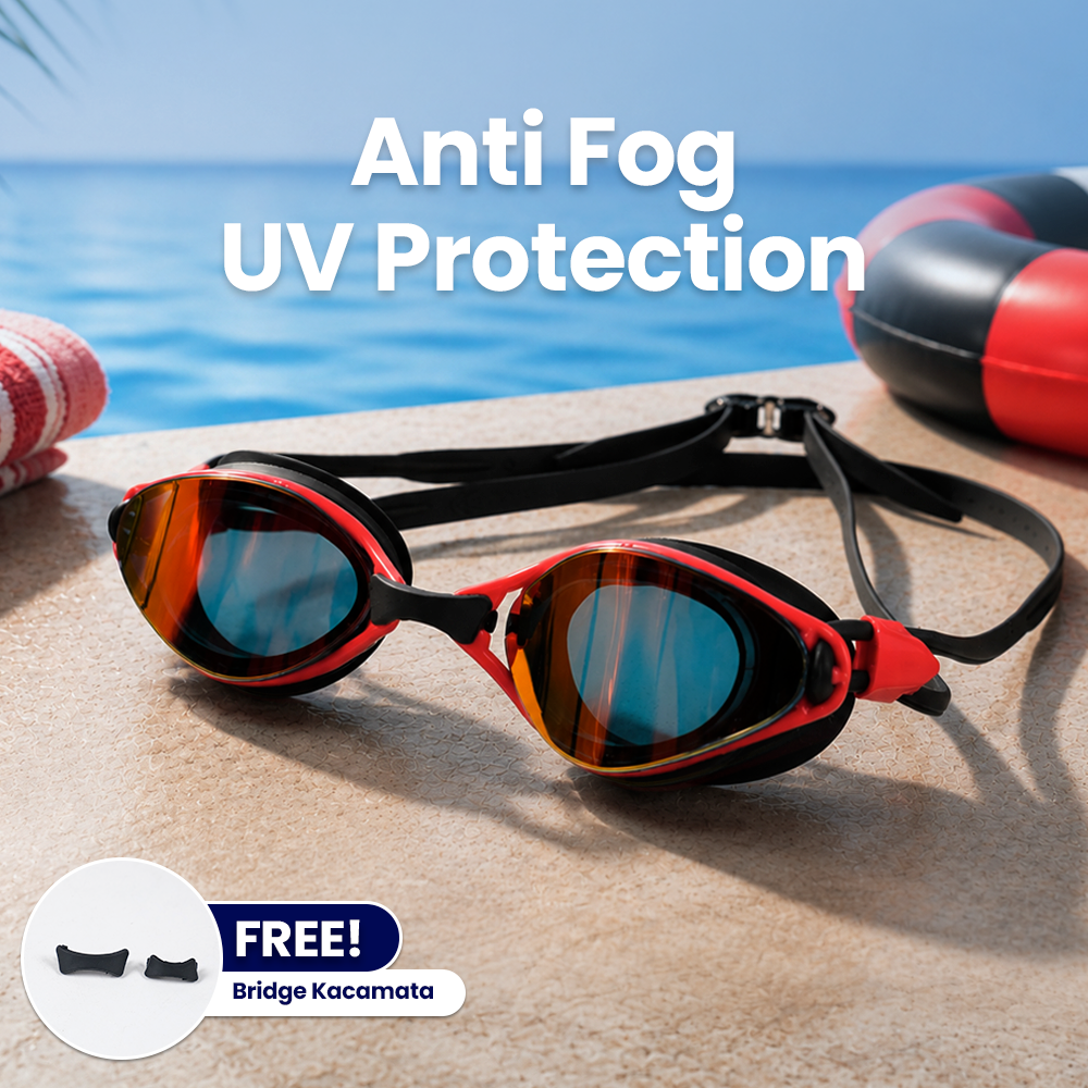 TaffSPORT Kacamata Renang Dewasa Anti Fog UV Protection - GOG-3550 Gambar produk TaffSPORT Kacamata Renang Dewasa Anti Fog UV Protection - GOG-3550 - Utama
