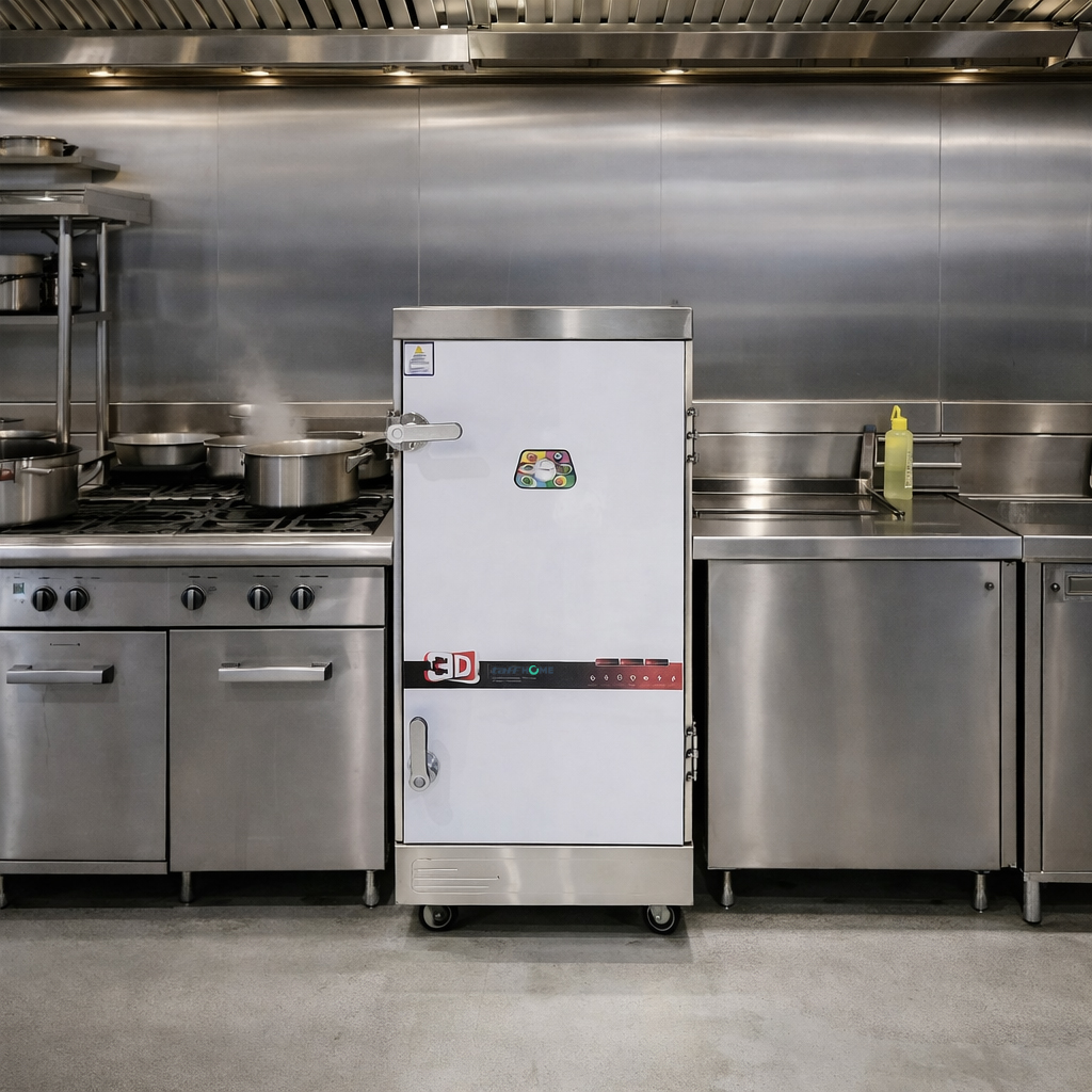 TaffHOME Mesin Steamer Nasi Rice Steaming Cabinet 12 Tray 180 People - SL-12 Gambar produk TaffHOME Mesin Steamer Nasi Rice Steaming Cabinet 12 Tray 180 People - SL-12 - 1
