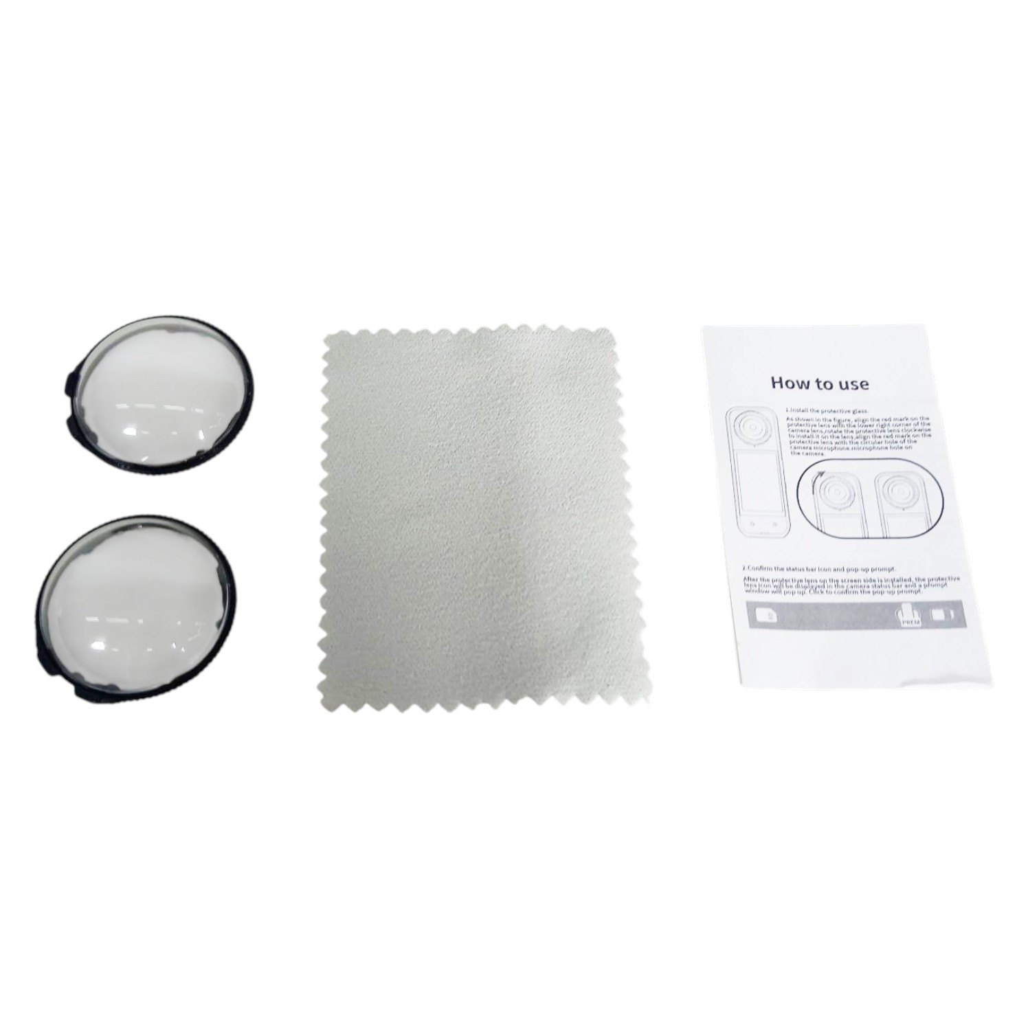 Gambar produk YAZE Lens Protector Insta360 X5 Pelindung Lensa High Transparency - I3X5L - 7