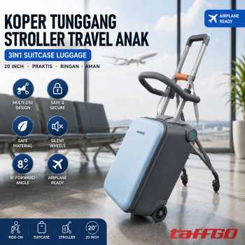 TaffGO Koper Tunggang Stroller Travel Anak Cabin Size Luggage 20 Inch - SE80