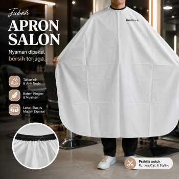 Biutte.co Jubah Apron Kip Pangkas Rambut Salon Barbershop Cape Nylon - WB03