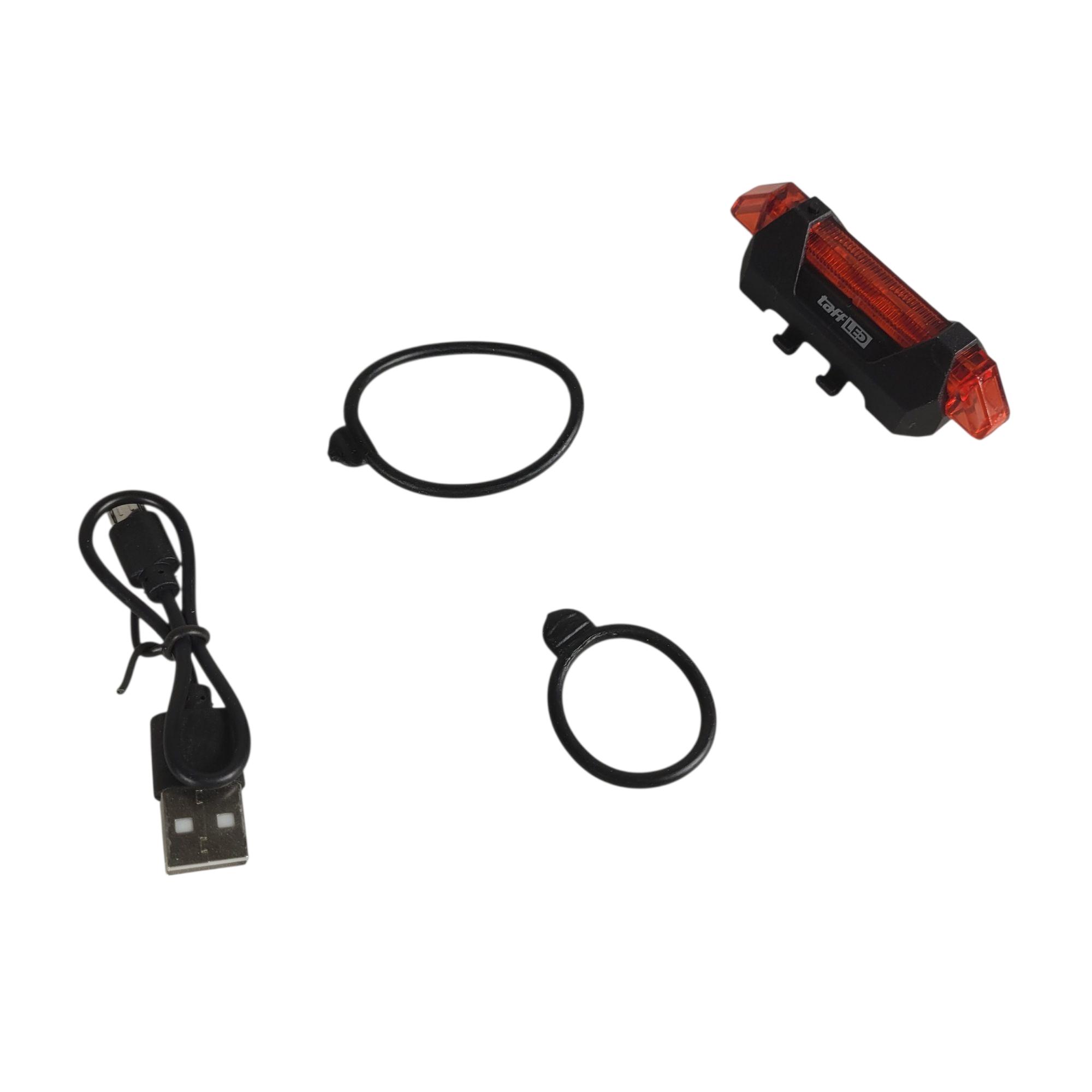 TaffLED Lampu Belakang Sepeda LED Rechargeable Tail Light 15 Lumens - DC-918 Gambar produk TaffLED Lampu Belakang Sepeda LED Rechargeable Tail Light 15 Lumens - DC-918 - 8
