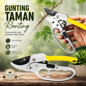 Gambar produk KNIFEZER Gunting Taman Ranting Garden Pruning Shear Scissors - W238