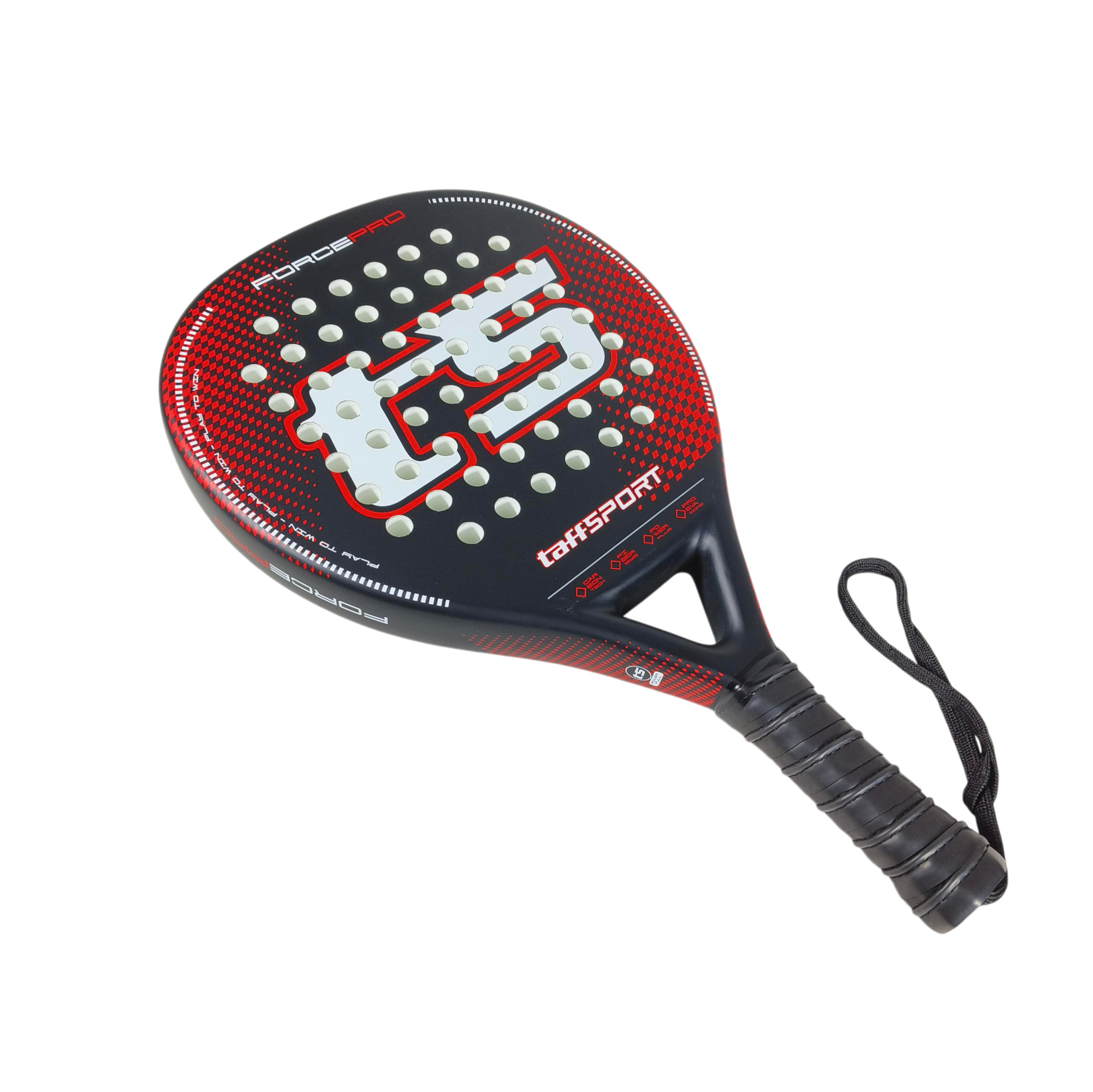 Gambar produk TaffSPORT Raket Padel Teardrop Carbon Fiber 3.8cm Thickness 360g - 4013 - 2