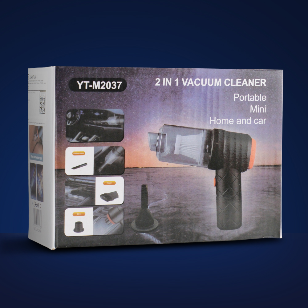 Gambar produk MOJOYCE Vacuum Cleaner Portable Cordless Penyedot Debu 6000Pa 1200mAh - YT-M2037 - Kemasan