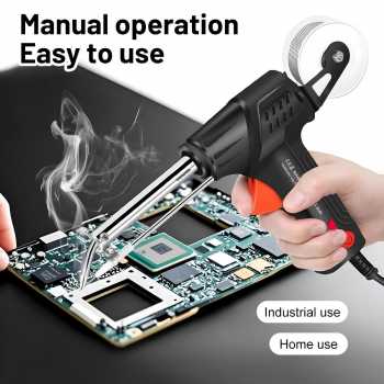 Januel Solder Listrik Tembak Tin Gun Handheld 60W With Braket Tin Wire - GT-15