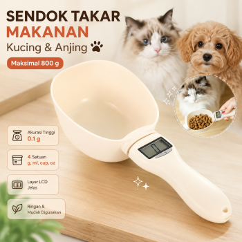 Gambar produk DCPET Sendok Takar Makanan Kucing Anjing Pet Food Measuring Spoon - DC784