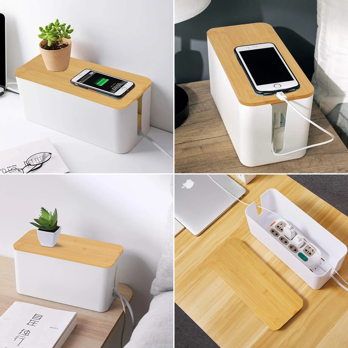 RONAR Kotak Organizer Kabel Wire Cable Storage Box Dustproof Medium - FT-200 Gambar produk RONAR Kotak Organizer Kabel Wire Cable Storage Box Dustproof Medium - FT-200 - Kemasan