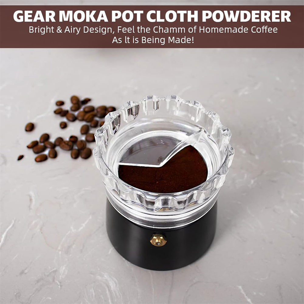 OAN Dosing Ring Moka Pot Espresso Alat Distribusi Bubuk Kopi 78mm - Z20-20 Gambar produk OAN Dosing Ring Moka Pot Espresso Alat Distribusi Bubuk Kopi 78mm - Z20-20 - 6