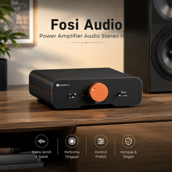 Fosi Audio Power Amplifier Audio Stereo Hi-Fi XLR RCA Input TI TPA3255 - ZA3