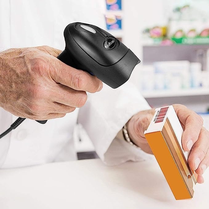 KEFFAR Barcode Scanner 2in1 Bluetooth USB Scanning Gun 1D 2D - L8BL Gambar produk KEFFAR Barcode Scanner 2in1 Bluetooth USB Scanning Gun 1D 2D - L8BL - Kemasan