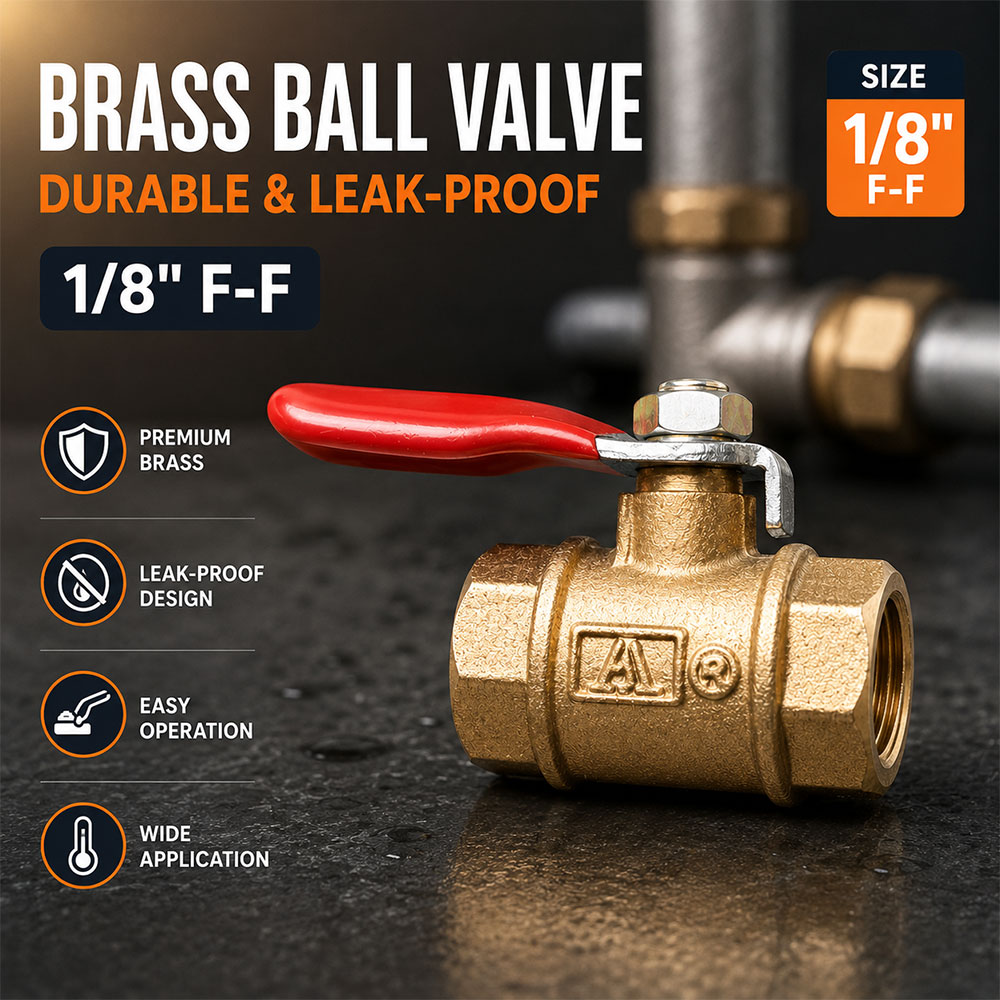 NFJM Ball Valve Stop Keran Mini Copper Gas Water Long Nose Handle Female to Female 1/8 - DN20 Gambar produk NFJM Ball Valve Stop Keran Mini Copper Gas Water Long Nose Handle Female to Female 1/8 - DN20 - Utama