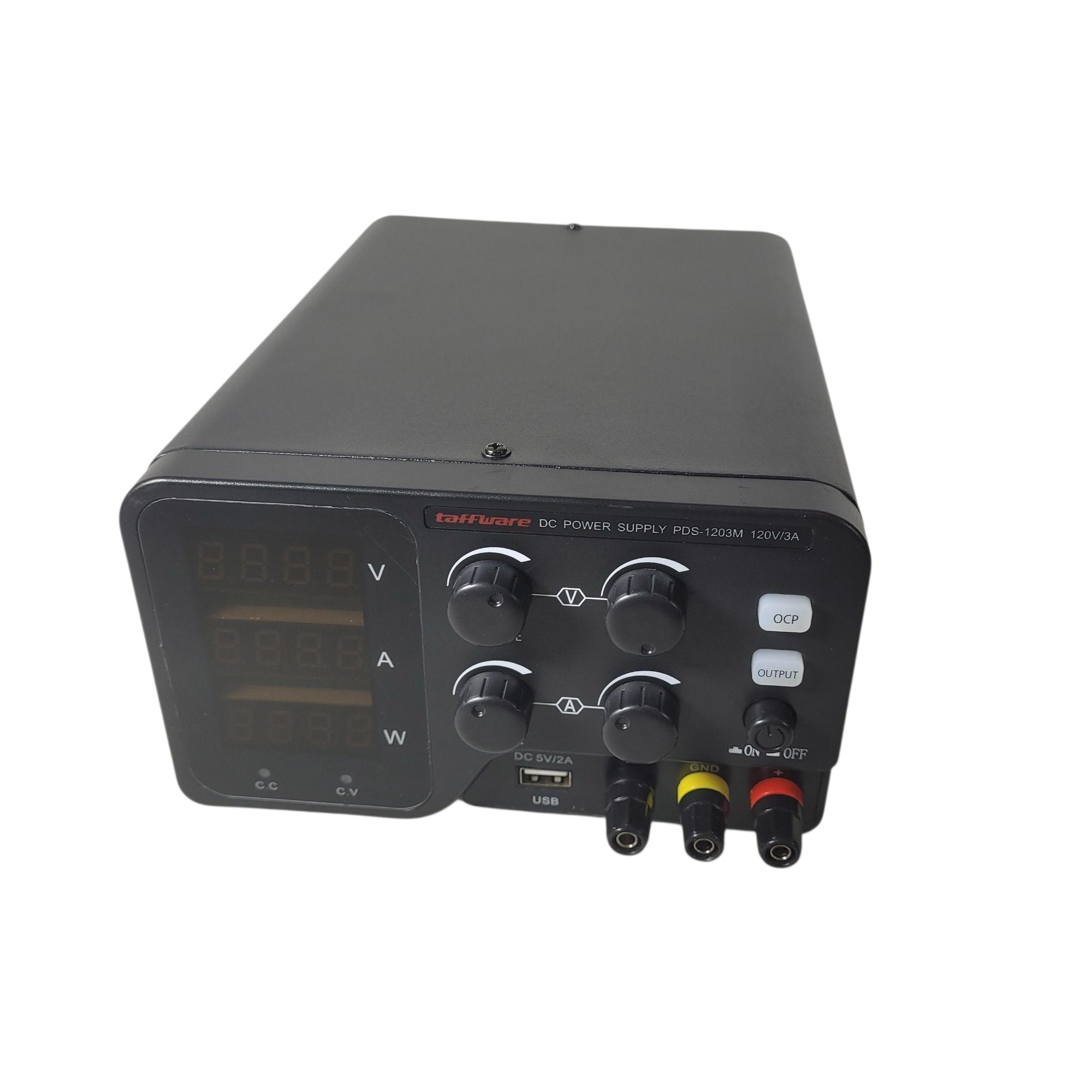 Gambar produk Taffware Adjustable DC Power Supply Variable Voltage 120V 3A 360W - PDS-1203M - 2