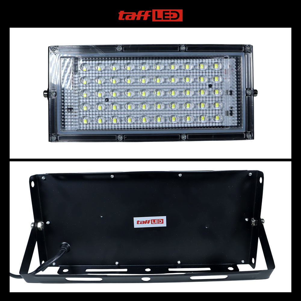 TaffLED Lampu Sorot LED Outdoor Floodlight Waterproof Cool White 50W - A8 Gambar produk TaffLED Lampu Sorot LED Outdoor Floodlight Waterproof Cool White 50W - A8 - 3