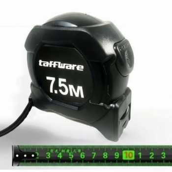 Taffware Meteran Roll Tukang Bangunan Measuring Tape Auto Lock - XBE5M