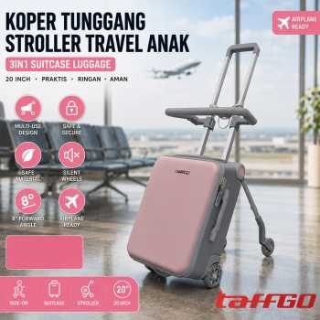 TaffGO Koper Tunggang Stroller Travel Anak Cabin Size Luggage 20 Inch - SE80