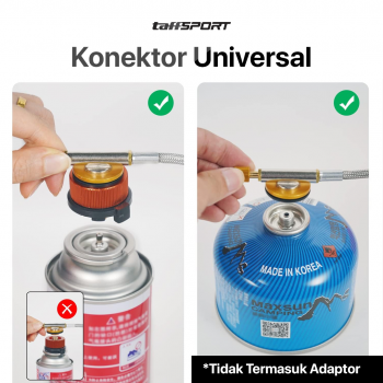 Gambar produk TaffSPORT Kompor Gas Portable Lipat Ultralight Camping Stove Outdoor - WSS-201 - 4