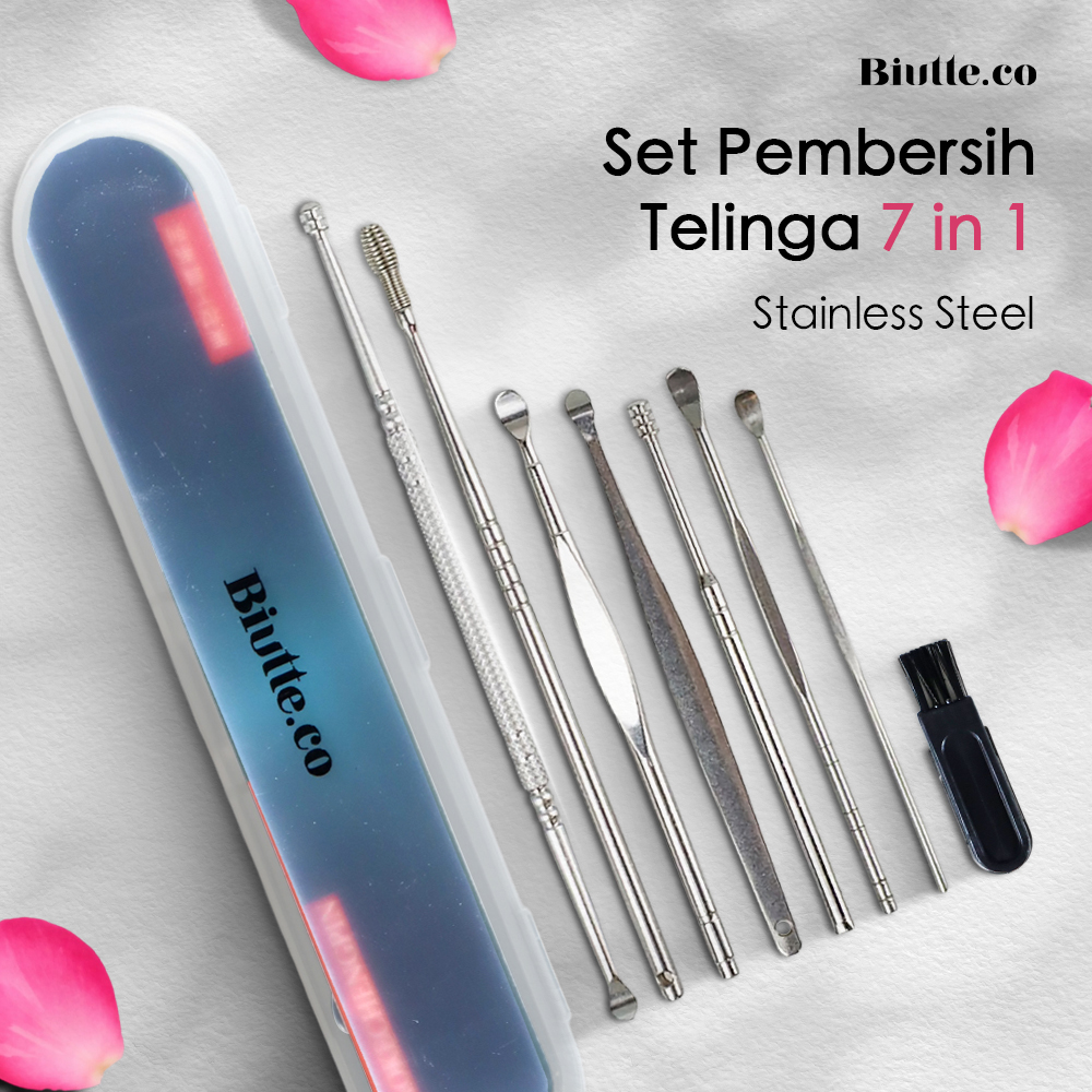 Gambar produk Biutte.co Pembersih Telinga Korek Kuping Ear Wax Picker 7 PCS - JC7 - Utama