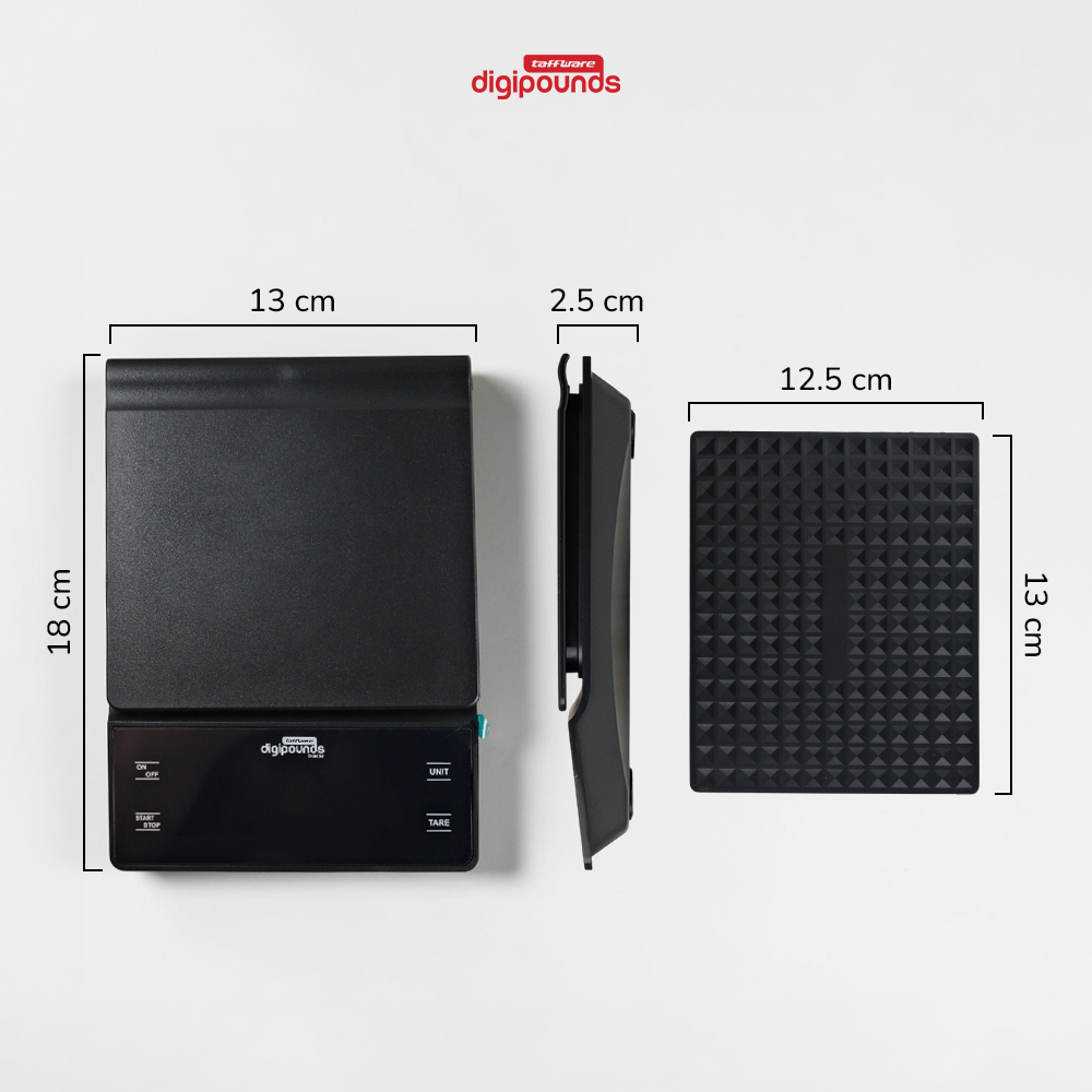 Gambar produk Taffware Digipounds Timbangan Kopi Digital Coffee Scale 0.1-1g 3kg - EK6002 - 8