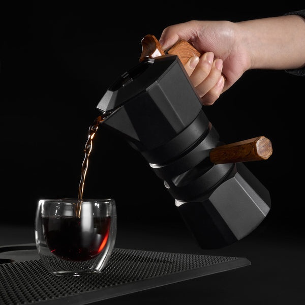 One Two Cups Moka Pot Teko Kopi Espresso Coffee Maker 2 Cup 100ml - L35 Gambar produk One Two Cups Moka Pot Teko Kopi Espresso Coffee Maker 2 Cup 100ml - L35 - 6