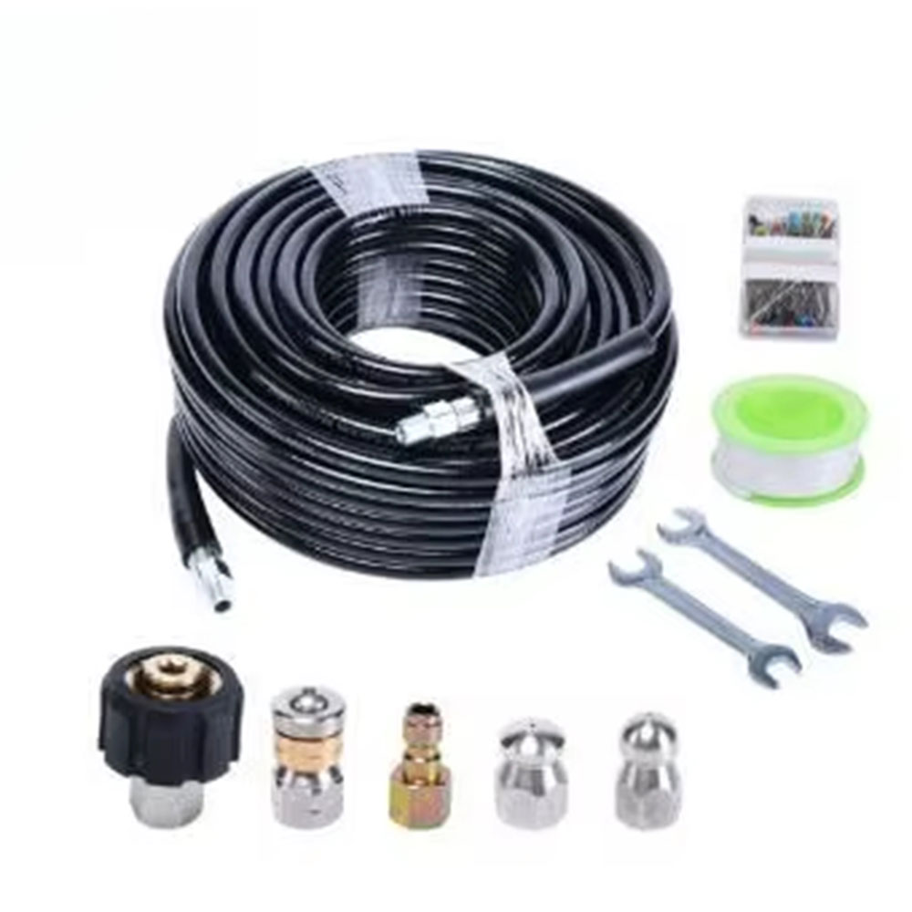 Bn Selang Air Elastis Pembersih Saluran Pipe Cleaner High Pressure Set 30M - YN-75 Gambar produk Bn Selang Air Elastis Pembersih Saluran Pipe Cleaner High Pressure Set 30M - YN-75 - Kemasan