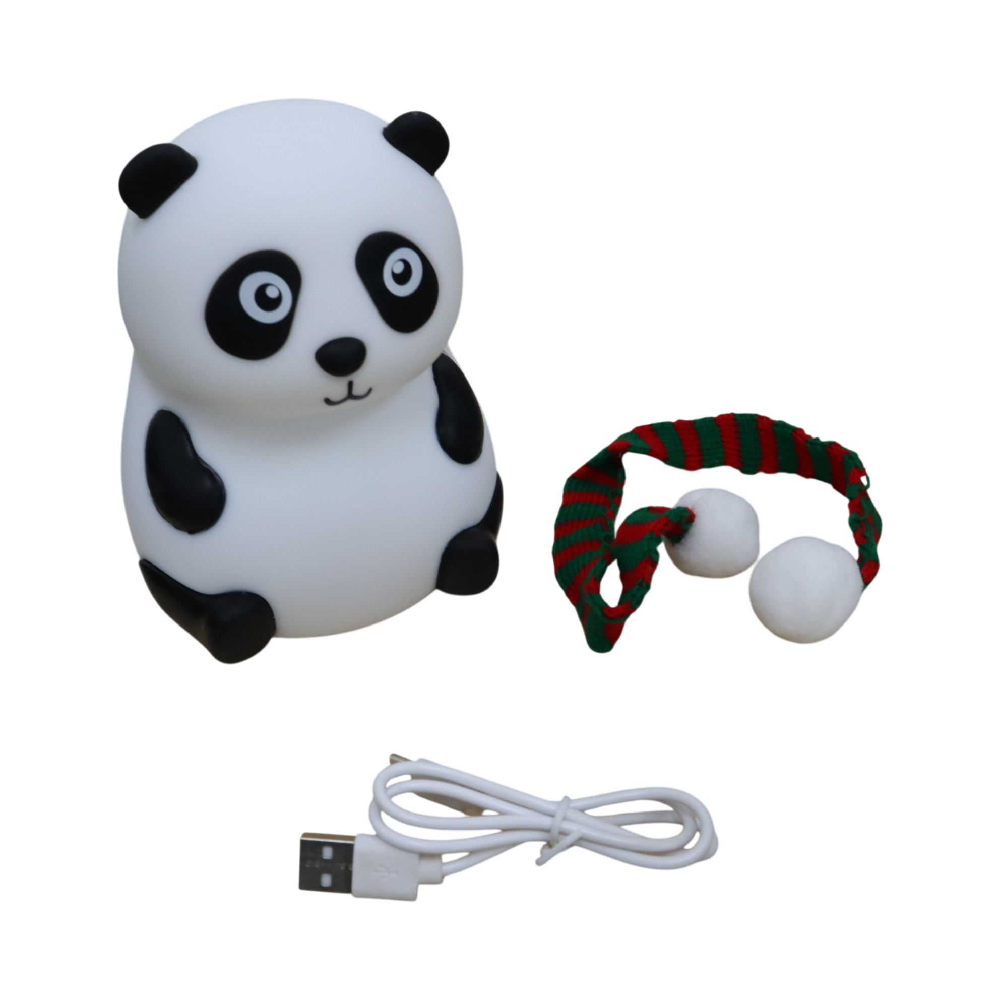 Gambar produk Free On Lampu Tidur LED Warm White RGB Model Panda Silikon Lamp 1.5W - ZH-121 - 6