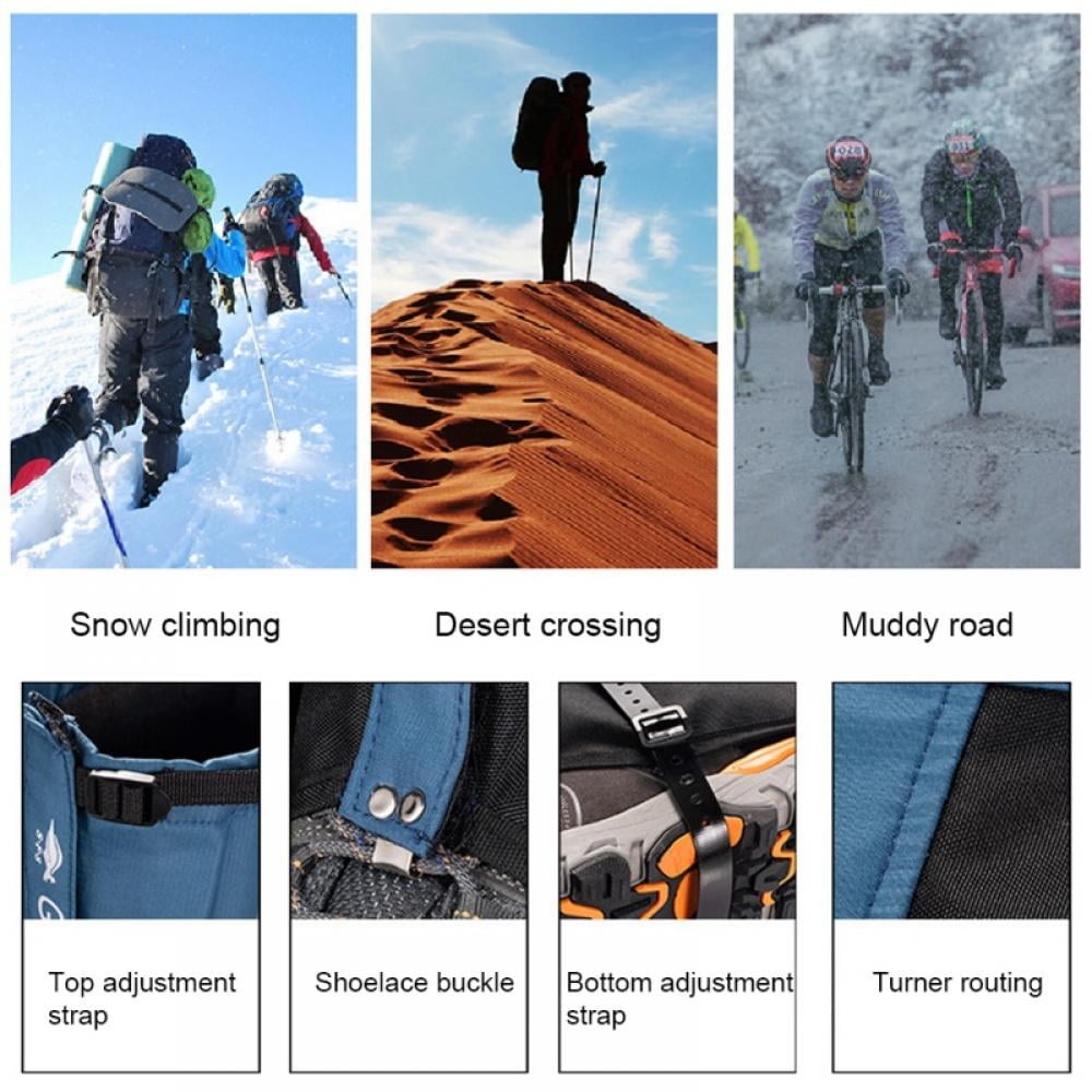 LAYCEES Gaiter Pelindung Kaki Sepatu Hiking Waterproof Breathable - S-350 Gambar produk LAYCEES Gaiter Pelindung Kaki Sepatu Hiking Waterproof Breathable - S-350 - 4