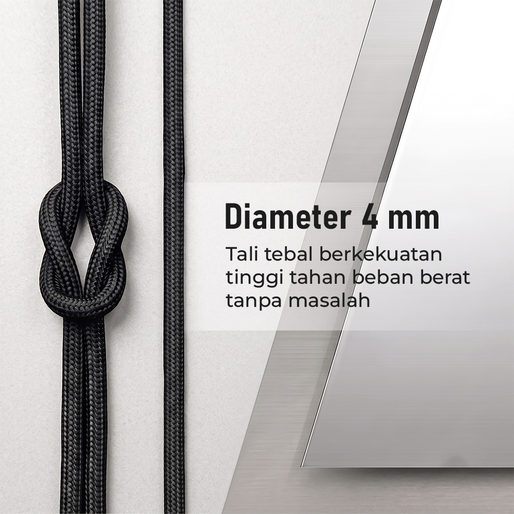 Gambar produk TaffSPORT Tali Tenda Paracord Rope Clothes Drying 7 Core 4mm 100M - KO5 - 1