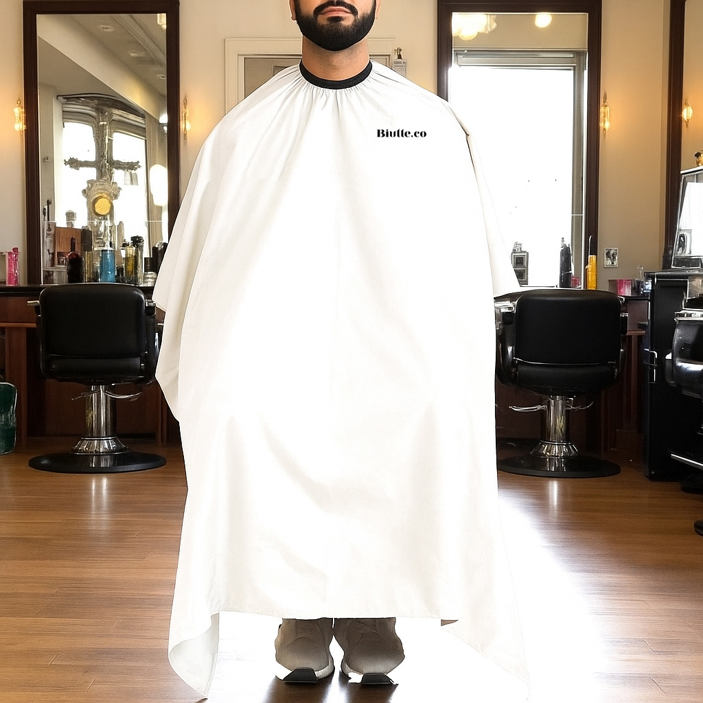 Biutte.co Jubah Apron Kip Pangkas Rambut Salon Barbershop Cape Nylon - WB03 Gambar produk Biutte.co Jubah Apron Kip Pangkas Rambut Salon Barbershop Cape Nylon - WB03 - 2