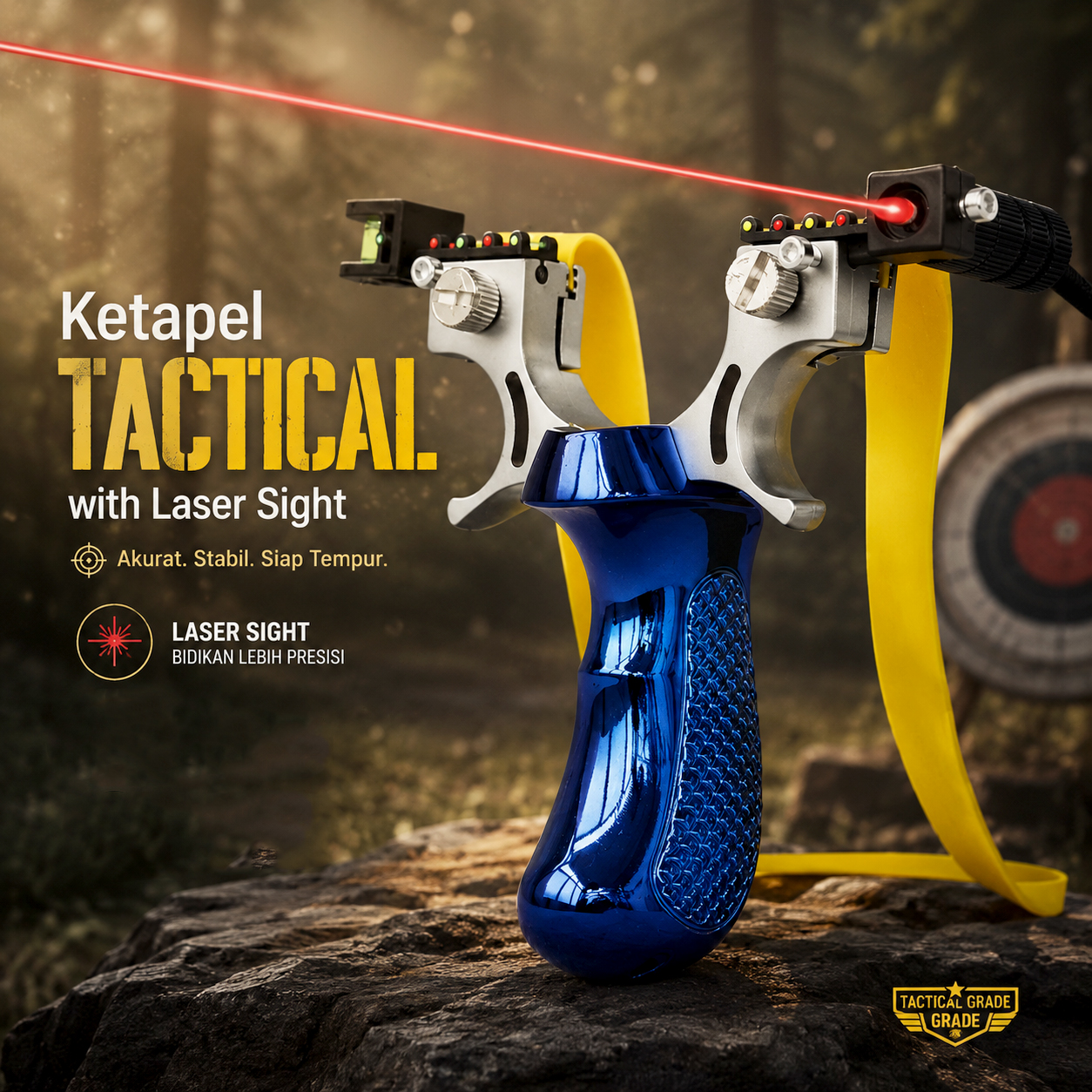 SYQT Big Power Ketapel Tactical Slingshot with Laser Sight - JG98K Gambar produk SYQT Big Power Ketapel Tactical Slingshot with Laser Sight - JG98K - Utama