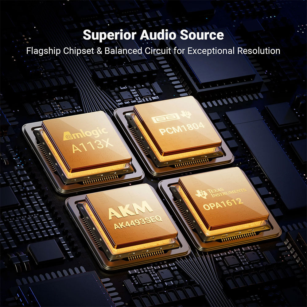 Fosi Audio Balance HiFi Streamer Amlogic A113X WiFi 6 Bluetooth 5.3 - S3 Gambar produk Fosi Audio Balance HiFi Streamer Amlogic A113X WiFi 6 Bluetooth 5.3 - S3 - 5