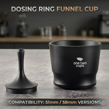 Gambar produk One Two Cups Dosing Ring Cup Funnel Portafilter Espresso 51/58mm - BZ58