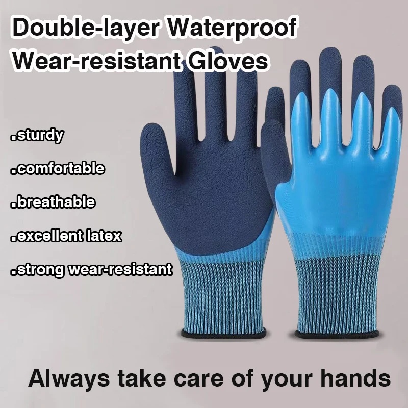 SHANDO Sarung Tangan Kerja Industrial Double Layer Latex Safety Gloves - A310 Gambar produk SHANDO Sarung Tangan Kerja Industrial Double Layer Latex Safety Gloves - A310 - 1