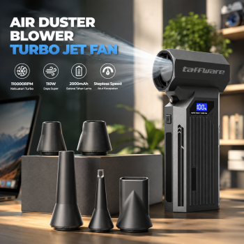 Taffware Air Duster Blower Turbo Jet Fan 110000RPM 2000mAh 110W - Z2