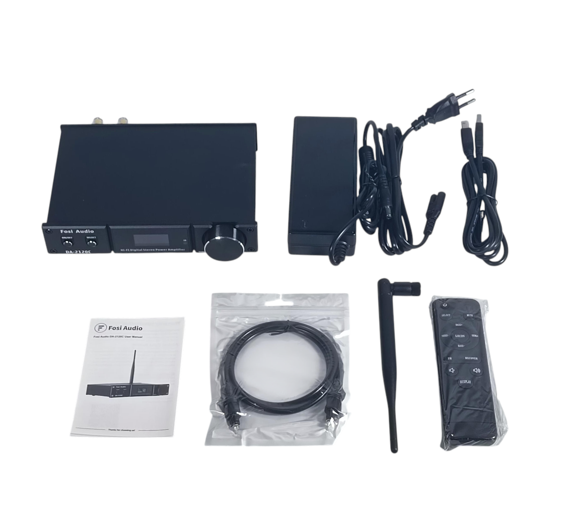 Fosi Audio Bluetooth 5.0 Amplifier 2.1 Channel with Remote - DA2120C Gambar produk Fosi Audio Bluetooth 5.0 Amplifier 2.1 Channel with Remote - DA2120C - 8