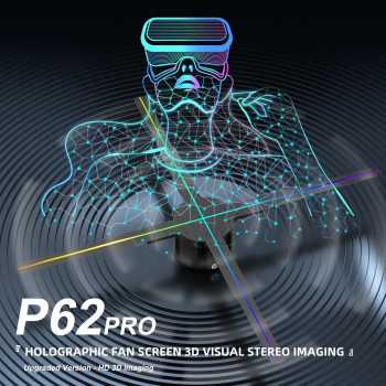 VIGAOT Proyektor Kipas 3D Hologram Display Fan Projector LED 61.5cm - P62Pro