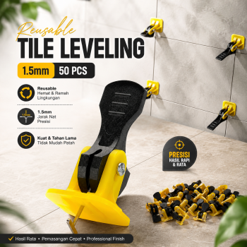 CHANYEEN Alat Perata Keramik Reusable Tile Leveling 1.5mm 50 PCS - LZH017
