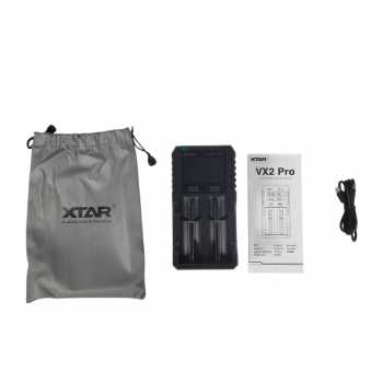 Gambar produk XTAR Charger Baterai 2 Slot AA AAA 3.7V Li-Ion 3.2V LiFePO4 1.2V Ni-MH - VX2 PRO KT - 5