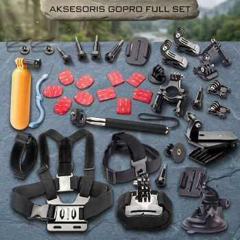 Gambar produk TaffSTUDIO Aksesoris Kamera Aksi Mount Full Set for GoPro Xiaomi Yi - GS41