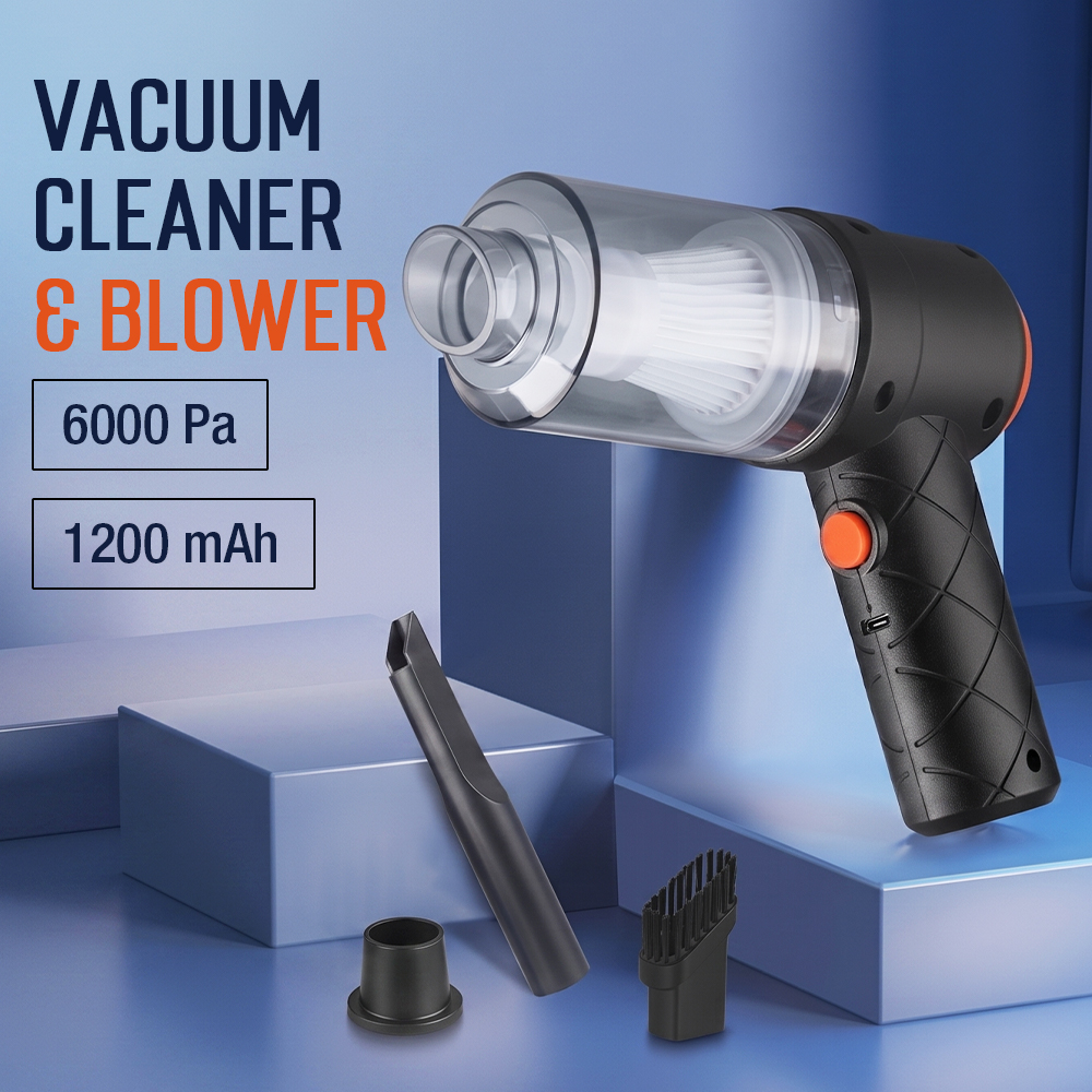 Gambar produk MOJOYCE Vacuum Cleaner Portable Cordless Penyedot Debu 6000Pa 1200mAh - YT-M2037 - Utama