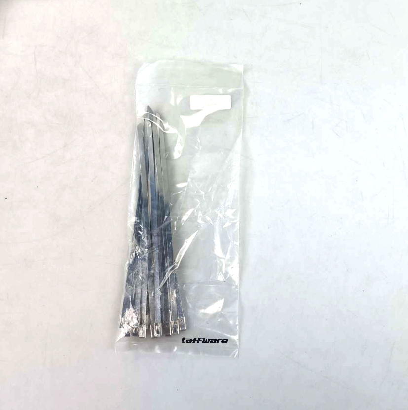 Gambar produk Taffware Kabel Ties Stainless Steel Multifunctional 4.6x200mm 20 PCS - M4620 - Kemasan