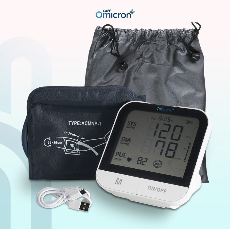Gambar produk TaffOmicron Tensimeter Digital Pengukur Tekanan Darah English Voice - BMP-A7VL - 8