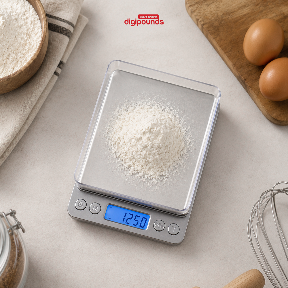 Gambar produk Taffware Digipounds Timbangan Dapur Digital 6 Satuan 2kg 0.1g - i2000 - 6