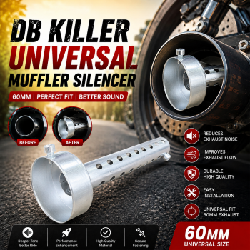TOTMO Db Killer Universal Muffler Silencer Peredam Knalpot Motor - ES01010